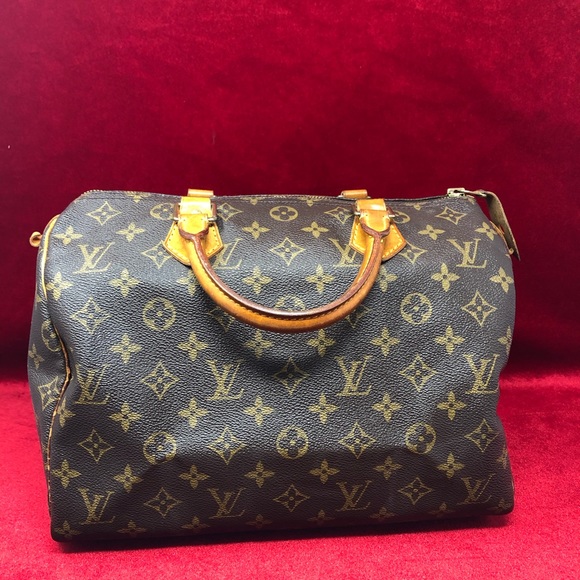 Authentic Louis Vuitton tote bag speedy 30 - Picture 2 of 16